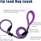 Slip Lead Dog Leash，Strong Nylon Rope Leash and Padded Handle,No Pull Outdoor Walking Training Lead for Small Medium Large Dogs(Purple,1/2"×4ft)