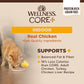 Wellness CORE+ Indoor Pate Adult Wet Cat Food, Natural, Protein-Rich, Grain Free, 3 Ounce, 12 Pack (Chicken & Chicken Liver)