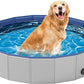 Dog Pool for Medium Dogs, Foldable Plastic Pool for Dogs Slip-Resistant (40''x 12'')