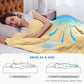 L'AGRATY Weighted Blanket - 48"x72" 20lbs Cooling Breathable Heavy Blanket Microfiber Material with Glass Beads Big Blanket for Adult All-Season Summer Fall Winter Soft Thick Comfort Blanket