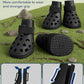 Dog Shoes for Hot Pavement, Breathable Dog Boots Paw Protectors with Adjustable Straps & Non-Slip Sole, Easy On & Off, Waterproof, Easy-Cleaning (Black, L)