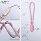 SURPHY 2 Pack Phone Lanyard for Cellphone Case, Phone Wrist Strap for Case, Cellphone Strap with 2-Color Braided, Charm Wrist Lanyard for Women and Men, Pink & Rose Pink