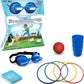 Vango The UpsideDownChallenge Game Backyard Edition for Kids & Family - Complete Fun Outdoor Challenges with Upside Down Goggles - for Game Night and Lawn Parties - Ages 8+