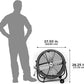 Maxx Air 24" Industrial Fan Heavy Duty - Rugged Drum Fan for Workshop - Powerful Shop Fans Heavy Duty for Industrial Use - Large Cooling Solution for Factories and Warehouses