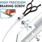 Dragon Creek 8" Downward Curved Dog Grooming Scissors Shears for Grooming Face and Paws Safety Round Tips Shears Trimming Cutting Scissors for Dog Cat Pet Black