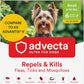 Ultra Flea and Tick Prevention for Dogs - Dog and Puppy Treatment and Control - Mosquito Repellent - Small, Fast Acting Waterproof Topical Drops, 6 Month Supply