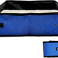 Foldable Travel Litter Box for Cats, Waterproof Portable Cat Travel Litter Box Folding, 15.75 * 11.82 * 3.94 Inches, Traveling & Camping Cat Supplies - Blue