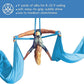 Aerial Silks Starter Kit - Durable 9 Yards of Aerial Yoga Hammock with Hardware & Guide - Aerial Swing for Acrobatic Flying Yoga & All Levels (Aerial Rigging Point Up to 13ft)