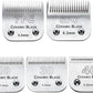 Dog Grooming Clipper Replacement Blades Compatible with Andis Pet Clipper/Oster A5/Wahl KM Series Dog Clipper,Ceramic Blade & Stainless Steel Blade(10+30+40+5FC+7FC)