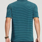 Golf Shirts for Men - Moisture Wicking Short Sleeve Performance Sport Casual Striped Collared Mens Polo Shirt