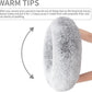 Love's cabin Calming Cat Bed for Indoor Cats, Anti-Anxiety Donut Round Dog Bed, Fluffy Faux Fur Washable Pet Bed for Small Medium Dogs and Cats,Grey,20in