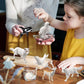 18pcs Arctic Animal Figures, Realistic Arctic Animals Toy Figurines Set with Arctic Fox Wolf Polar Bear Reindeer Figures for Kids, Miniature Toys Cake Topper Birthday Gift