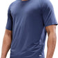 MIER Men's Dry Fit Workout T-Shirts Athletic Running Tee Short Sleeve Crew Neck Gym Tops, Polyester, Moisture Wicking