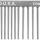 Resco US-Made Combination Comb for Dogs and Cats, Chrome