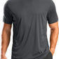 G Gradual Men's Workout Shirts Quick Dry Athletic Running T-Shirts Lightweight Moisture Wicking Short Sleeve Sports Gym Tops