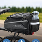 whale fall 10L Bike Rack Bag – Hard-Shell Waterproof Rear Trunk Pannier with Rain Cover, 4-Side Reflective Panels, Bike Accessories for Commuter, Road, Mountain, E-Bike