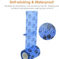 AUPCON Vet Wrap Cohesive Bandages Bulk Self Adhesive Bandage Wrap Self Adherent Wrap Non-Woven for Dogs Pet Animals & Ankle Sprains & Swelling (3 Inch Blue Claw)