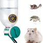 Choco Nose Patented Mini No-Drip Water Bottle/Feeder for Hamsters/Hedgehogs/Gliders/Rats/Mice/Other Small Pets and Animals - for Cages, Crates or Wall Mount. 10.2oz. Nozzle 10mm, Green (C125)
