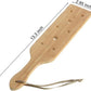 Bamboo Wood Paddle, 13.3 Inch Wooden Paddle with Airflow Holes
