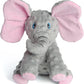 DODODOLA Dog Toys Puppy Toys Cute Squeaky Elephant Dog Toy with Crinkle Paper Stuffed Plush Animal to Keep Them Busy for Small Medium Large Dogs
