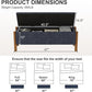 Storage Ottoman Bench, End of Bed Bench for Bedroom, 47" Boucle Upholstered Entryway Shoe Seat Bench, Holds up to 660 lb Storage Ottoman, Padded Blanket Chest Stool Foot Rest for Living Room Blue