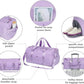 MABROUC Duffle Bag For Women, Sports Duffel Bag for Gym with Wet Pocket & Shoe Compartment, Overnight Weekender Travel Bag