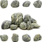 Aquarium Stone Green River Rock 40LB Rocks aquascaping Fish Tank Decor Rocks for Aquariums Fairy Gardens Model Railroads Dioramas Wargaming Mosaic Art（4-10inch / 7PCS）