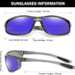 FAGUMA Polarized Sports Sunglasses For Men Cycling Driving Fishing UV400 Protection