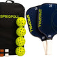SPI New by SPIKOPOLL Pickleball Paddles Set of 2, USA Pickleball Approved, Lightweight, Durable Fiberglass Pickleball Rackets with Polypropylene Honeycomb Core