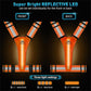 LED Reflective Vest Safety Gear, Light Up Vest for Night Walking Cycling, High Visibility Running Vest with Reflective Strips