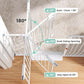 Mom's Choice GROWNSY Baby Gate, 29.5"-53" Auto-Close Dog Gate for Stairs & Doorways, Pressure-Mounted Easy Install Baby Gate - No Drill, Anti-Trip, Walk Through, Safe & Durable
