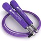 WOD Nation Adjustable Speed Jump Rope For Men, Women & Children - Blazing Fast Fitness Skipping Rope Perfect for Boxing, MMA, Endurance