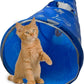NFL Detroit Lions Cat Tunnel Tube Toy with Plush Football Catnip and Feathers Collapsible Tunnel for Cats to Play, Peek and Hide, Sporty & Fun Cat Tunnel Toy with Team Logo All-Over Design!