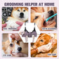 PAWCHIE Dog Grooming Hammock Harness for Dogs & Cats with Pet Nail Clipper Trimmer- Breathable Cat Hanger Sling for Trimming Clipping Nails-Dog Hammock Restraint Bag for Small Medium Large Dog,Pink XS
