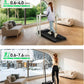 Walking Pad Treadmill, 12% 5-Level Auto Incline, 2-in-1 Under Desk Foldable w/Remote Control, 12 HIIT Mode, 265 Lbs, 7.6 MPH Max, Portable Treadmill for Office Home, No Tablet Stand