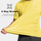 G Gradual Men's Workout Shirts Quick Dry Athletic Running T-Shirts Lightweight Moisture Wicking Short Sleeve Sports Gym Tops