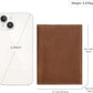 Genuine Leather Passport Holder Handmade Passport cover Lightweight Travel Bifold Passport Wallet brown