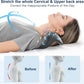 Neck and Shoulder Relaxer with Upper Back Massage Point, Cervical Traction Device Neck Stretcher for TMJ Pain Relief and Cervical Spine Alignment Chiropractic Pillow (Grey)