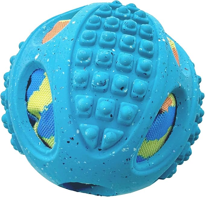 Max Fusion with Nike Grind, Arlee Meteor Dog Toy, Chew Toy for Play, Fetch, Tug, M