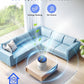 Air Purifiers for Bedroom Home, MOOKA HEPA Air Purifier for Home Pets with Fragrance Sponge for Smoke Dust Pollen Dander Odor, Small Air Cleaner with Sleep Mode Night Light Timer, KJ067L, White