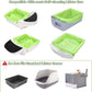 Biodegradable Cat Litter Liner Bags Compatible with LR 3, 4 and Most Self-Cleaning Litter Boxes, 60 Count Kitty Automatic Waste Drawer Liners, Drawstring Pet Compostable Replacement Poop Bags