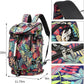 Kalesi Floral Gym Duffle Bag Backpack 4 ways for Women Waterproof with Shoes Compartment for travel Sport Hiking laptop Lightweight