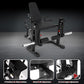 3 in 1 Leg Extension & Curl Machine, Separation Single Leg Extension, Stand Leg Curl, Leg Workout, Adjustable Bench, Plate Storage Rod, Compatible with 1'' & 2'' Weight Plates