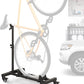 Vertical Bike Stand, Freestanding Indoor Bike Storage Rack Upright Bicycle Floor Stand Indoor Bike Holder with Adjustable Height for Garage & Apartment - for Wheels Sizes up to 29”