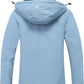 MOERDENG Women's Waterproof Ski Jacket Warm Winter Snow Coat Mountain Windbreaker Hooded Raincoat Jacket