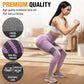 Fabric Resistance Bands for Working Out - Exercise Bands for Women and Men, Booty Bands for Legs and Glute, Yoga, Pilates, Rehab, Fitness and Home Workout