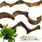 BNOSDM 3 Pcs Reptile Climbing Branches Decor,Snake Climbing Branch,Gecko Climb Wood,Lizard Forest Branch,Tank Habitat Tree Trunk Decorations for Bearded Dragons,Chameleons,Spider,Frogs (S)