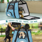 PetAmi Airline Approved Pet Carrier for Cat, Soft Sided Dog Carrier for Small Dogs, Cat Travel Supplies Accessories for Indoor Cats, Ventilated Pet Carrying Bag Medium Large Kitten Puppy, Small Blue
