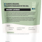 J MAC BOTANICALS, Organic Lavender Flower (4 oz), Dried Lavender Flowers, Buds, Manufactured in The USA