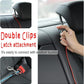 Dog Seat Belt Harness for Car,Dog Seatbelt of Coated Wire Leash Safety Restraint,No Chew Tether Cable Vehicle,Double Clips & Latch (Orange, 32 inch/80 CM)